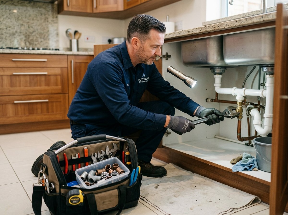 Plumbing diagnosis and repairs with professional tools